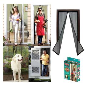 Magic Mesh 190 cm x 50 cm Krem Mıknatıslı Kapı Sinekliği