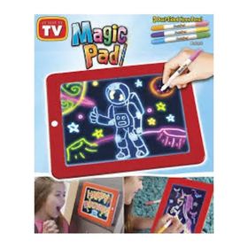 Magic Pad Çocuk Eğitici Sihirli Işıklı Kalemli Pili Pad Öğretici
