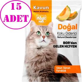 Magic Power Kavun Kokulu Koku Giderici 15x25 gr Kedi Kumu