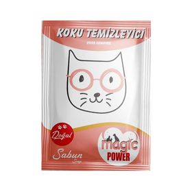 Magic Power Sabun Kokulu 25 gr Kum Parfümü Doğal Kedi Koku Giderici