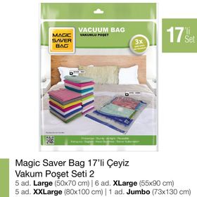 Magic Saver Bag 17'li Çeyiz Vakumlu Poşet Seti 2