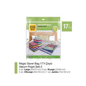 Magic Saver Bag 17'li Çeyiz Vakumlu Poşet Seti 2