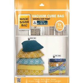 Magic Saver Bag 2'li Küp Jumbo Vakumlu Poşet