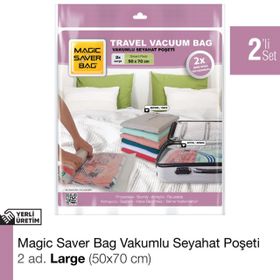 Magic Saver Bag 2'li L Seyahat Poşeti Roll-Up