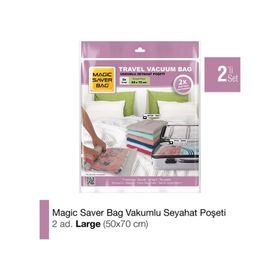 Magic Saver Bag 2'li L Seyahat Poşeti Roll-Up