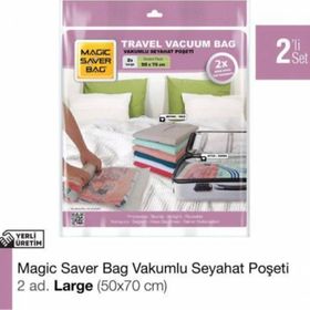 Magic Saver Bag 2'li L Seyahat Poşeti Roll-Up