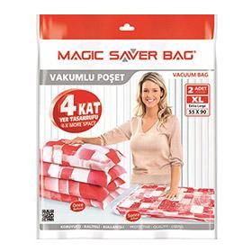 Magic Saver Bag 2'li XL Vakumlu Poşet Seti