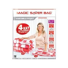 Magic Saver Bag 5'li Bagaj Vakumlu Poşet Seti 1