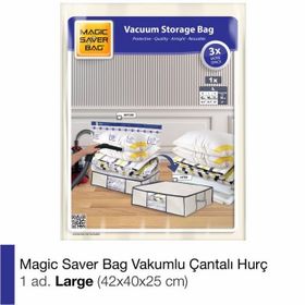 Magic Saver Bag Large Vakumlu Çantalı Hurç