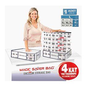 Magic Saver Bag Large Vakumlu Çantalı Hurç