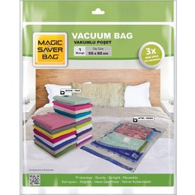 Magic Saver Bag XL 1 Adet Vakumlu Poşet 55x90 cm Hurç