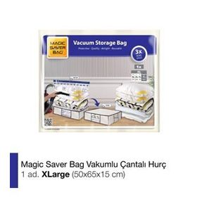 Magic Saver Bag XL Vakumlu Çantalı Hurç