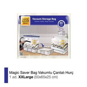 Magic Saver Bag XXL Vakumlu Çantalı Hurç