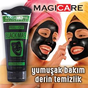 Magicare Soyulabilir 200 ml Siyah Maske