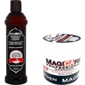 Magicare Süpergrow Purifying 450 ml Şampuan + Süpergrow Special 200 ml Erkek Saç Kremi
