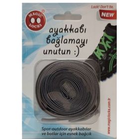 Magiclocks 07B1 ML Unisex Gri Ayakkabı Bağcığı