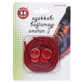 Magiclocks 11A1 Kırmızı Erkek Günlük Ayakkabı Bağcığı