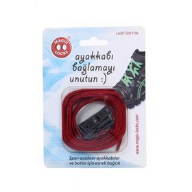 Magiclocks 11B1 Kırmızı Erkek Günlük Ayakkabı Bağcığı