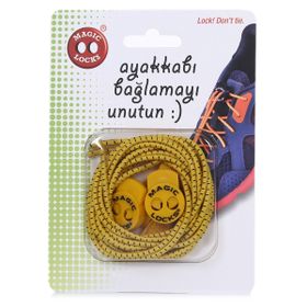 Magiclocks 15A1 Unisex Sarı Günlük Ayakkabı Bağcığı