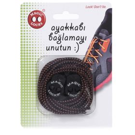Magiclocks 8A1 Unisex Kahverengi Günlük Ayakkabı Bağcığı