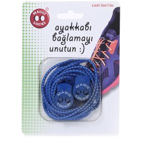Magiclocks 9A1 Unisex Mavi Günlük Ayakkabı Bağcığı
