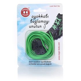 Magiclocks Yeşil Kilitli Elastik Akıllı Bağcık