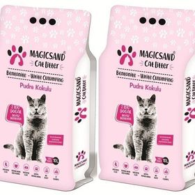 Magicsand 10 lt x 2 Adet Bebek Pudralı Kedi Kumu