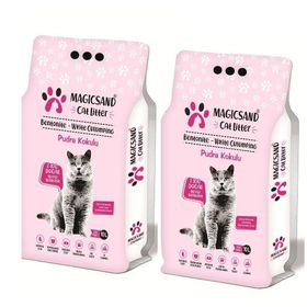 Magicsand Cat Litter Bebe Pudralı İnce Taneli 2x10 lt Kedi Kumu