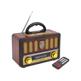 Magicvoice MV-114BT USB/SD/FM/Destekli Tek Hop LU Nostaljik Radyo Çok Renkli Bluetooth Hoparlör