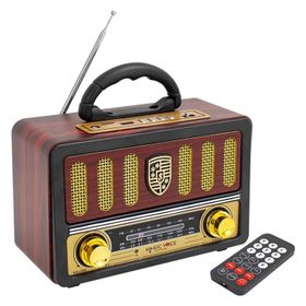 Magicvoice MV-114BT USB/SD/FM/Destekli Tek Hop LU Nostaljik Radyo Çok Renkli Bluetooth Hoparlör