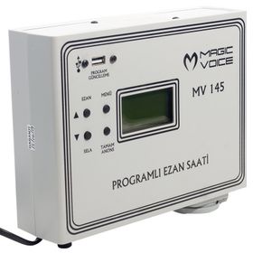 Magicvoice MV-145 3 Hocalı Programlı Duvar Tipi Ezan Saati