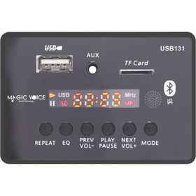 Magicvoice MV-14907 USB-SD-AUX-Bluetooth Mikrofonlu Kumandalı Ekranlı Oto Teyp Çevirici Dijital Player Board