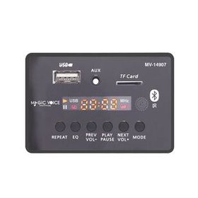 Magicvoice MV-14907 USB-SD-AUX-Bluetooth Mikrofonlu Kumandalı Ekranlı Oto Teyp Çevirici Dijital Player Board