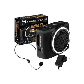 Magicvoice MV-17450 USB+SD Kart Girişli Şarjlı Mini Seyyar Rehber Amfisi