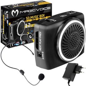 Magicvoice MV-17450 USB+SD Kart Girişli Şarjlı Mini Seyyar Rehber Amfisi