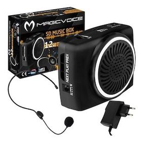 Magicvoice MV-17450 USB+SD Kart Girişli Şarjlı Mini Seyyar Rehber Amfisi