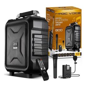 Magicvoice MV-2015 Max 300 W USB-SD-BT Siyah 1E-1Y Mikrofonlu Aktif Hoparlör