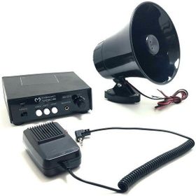 Magicvoice MV-800 12V Anfi+Hoparlör+Mikrofon Mıknatıslı Pazarcı Ses Sistemi