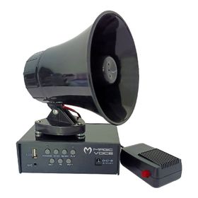 Magicvoice MV-800 USB Mıknatıslı Kayıtlı Sirenli Mini Pazarcı Anfi Seti