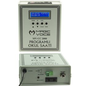 Magicvoice MV-CC2000 6 Melodili USB Duvar Tipi Programlı Akıllı Dijital Okul Saati
