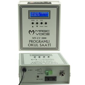 Magicvoice MV-CC2000 6 Melodili USB Duvar Tipi Programlı Akıllı Dijital Okul Saati
