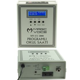 Magicvoice MV-CC2000 6 Melodili USB Duvar Tipi Programlı Akıllı Dijital Okul Saati