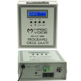 Magicvoice MV-CC2000 6 Melodili USB Duvar Tipi Programlı Akıllı Dijital Okul Saati