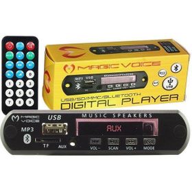Magicvoice USB-122 USB-SD-Mmc-Bluetooth AUX Kumandalı Çevirici
