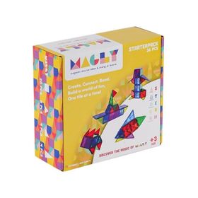 Magly 3 Boyutlu 36 Parça Renkli Manyetik Yapı Blokları