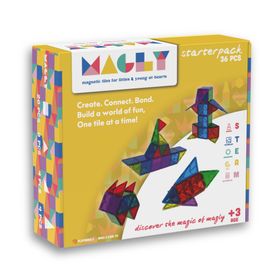 Magly 3 Boyutlu 36 Parça Renkli Manyetik Yapı Blokları