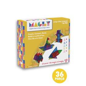 Magly 3 Boyutlu 36 Parça Renkli Manyetik Yapı Blokları