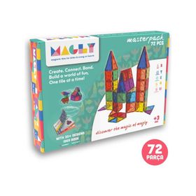 Magly 3 Boyutlu 72 Parça Renkli Manyetik Yapı Blokları