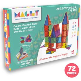 Magly 3 Boyutlu 72 Parça Renkli Manyetik Yapı Blokları
