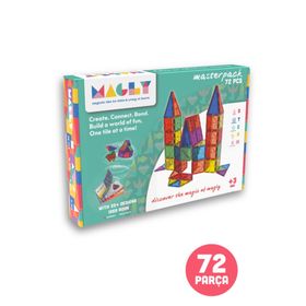 Magly 3 Boyutlu 72 Parça Renkli Manyetik Yapı Blokları